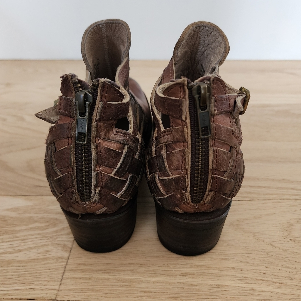 Freebird By Steven Slate Open Side Ankle Boots Si… - image 7